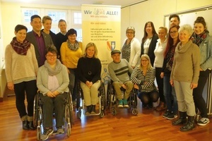 Die Teilnehmer der Fortbildung im Rahmen des Projekts "Bürgerbewegung für Inklusion" Foto: Gemeinde Denzlingen