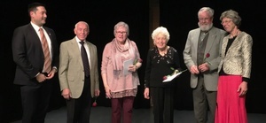 Foto: Gemeinde Denzlingen v.l.n.r.: Brgermeister Markus Hollemann, Christa und Mamdouh Idilbi, Anita und Heinz Andris, Barbara Hofmann.