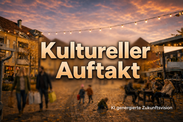 KI-Bild Lebendige Ortsmitte