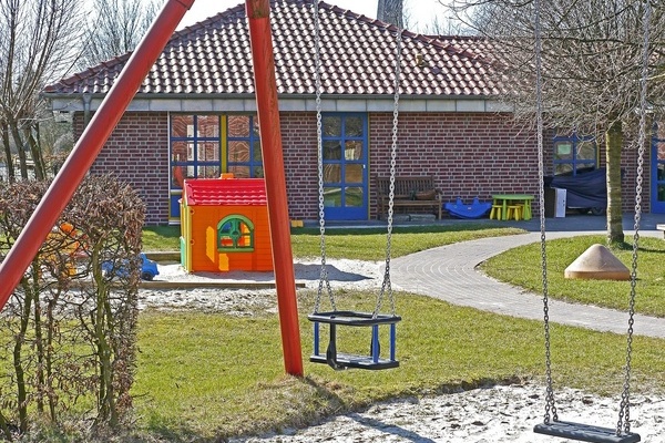 Spielwiese eines Kindergartens