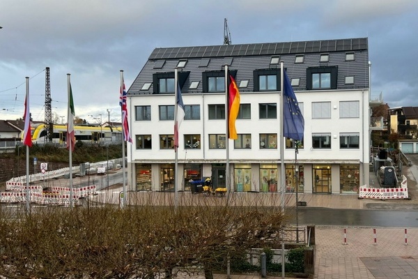 Der erste Bauabschnitt auf dem Areal Grner Baum wird demnchst abgeschlossen. Foto: Gemeinde Denzlingen