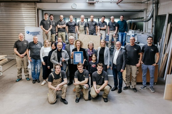 Bild: Die Kiefer & Sohn GmbH aus Denzlingen ist "Handwerksunternehmen des Jahres 2025" im Landkreis Emmendingen  Foto: HWK FR/Felix Risch