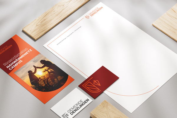 Ein neues Erschienungsbild f&uuml;r Denzlingen. BIld: Maren Lickert Grafik Design Freiburg