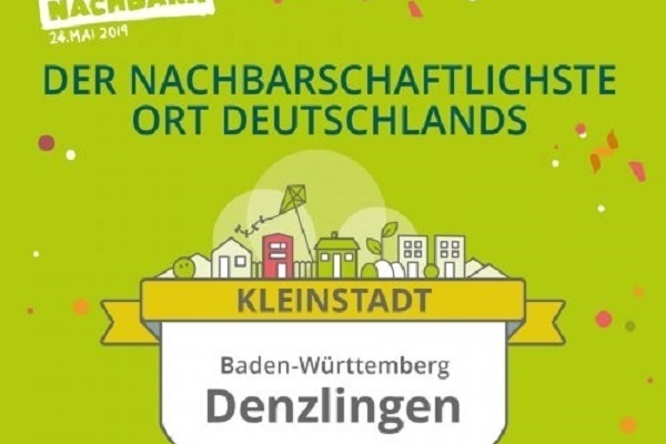 Denzlingen, die nachbarschaftlichste Kleinstadt Deutschlands