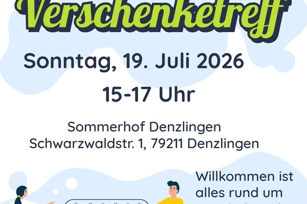 Plakat Verschenketreff