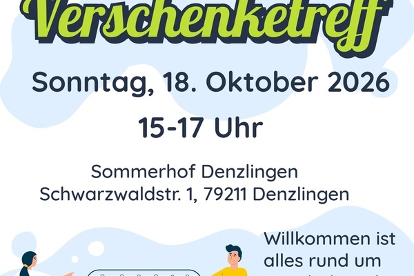 Plakat Verschenketreff